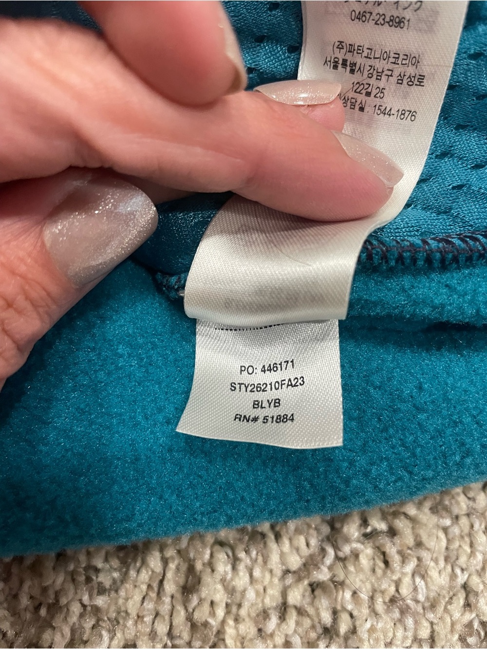 Patagonia microdini hoody size large - Picture 6 of 11